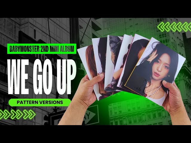 BABYMONSTER || WE GO UP || PATTERN VERSION UNBOXING - YouTube