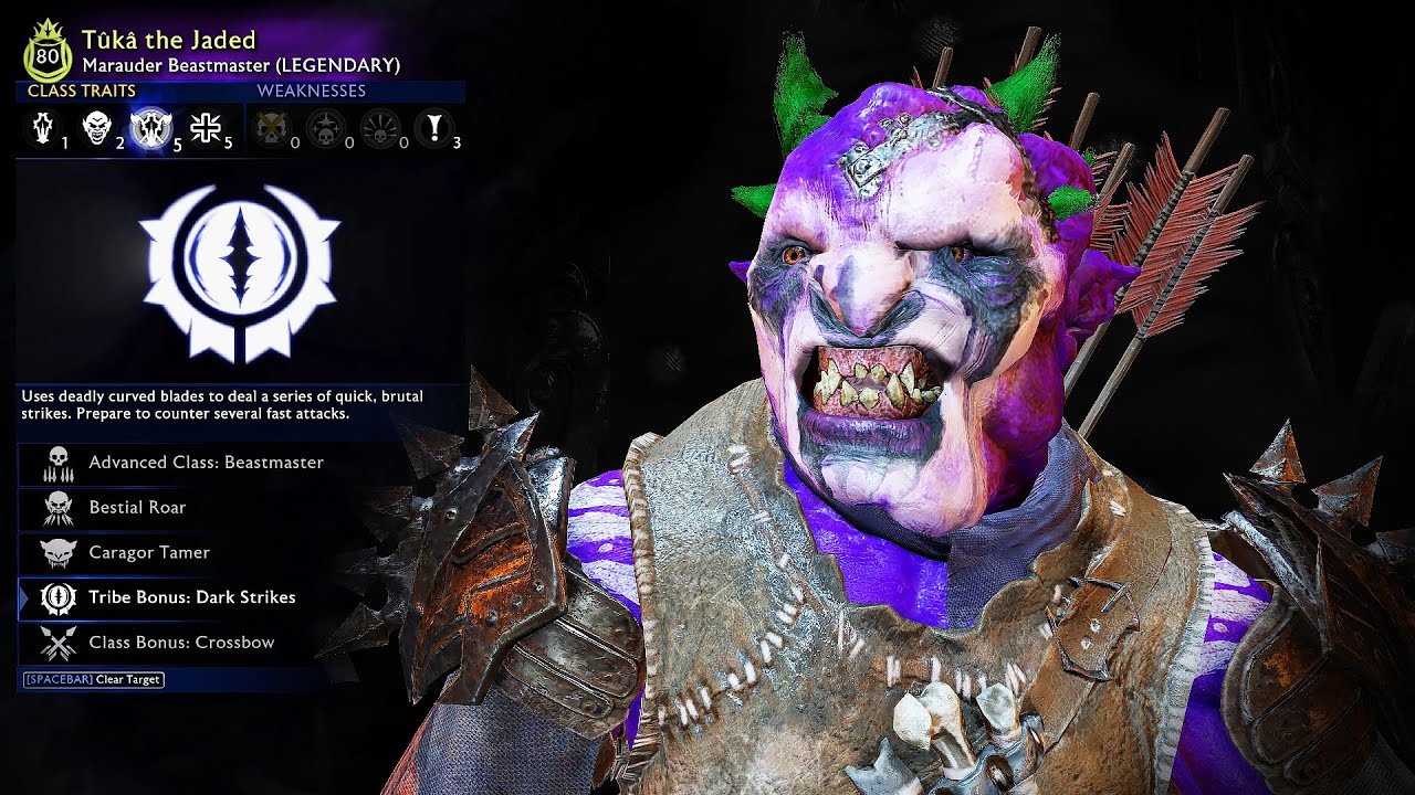 SHADOW OF WAR VERY RARE & COOL ORC!! BATTLE FOR THE CITADEL IN THE