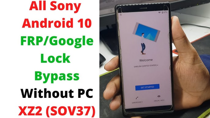 Sony Xperia XZ2 Premium (H8166) FRP Bypass Android 10 WithOut PC