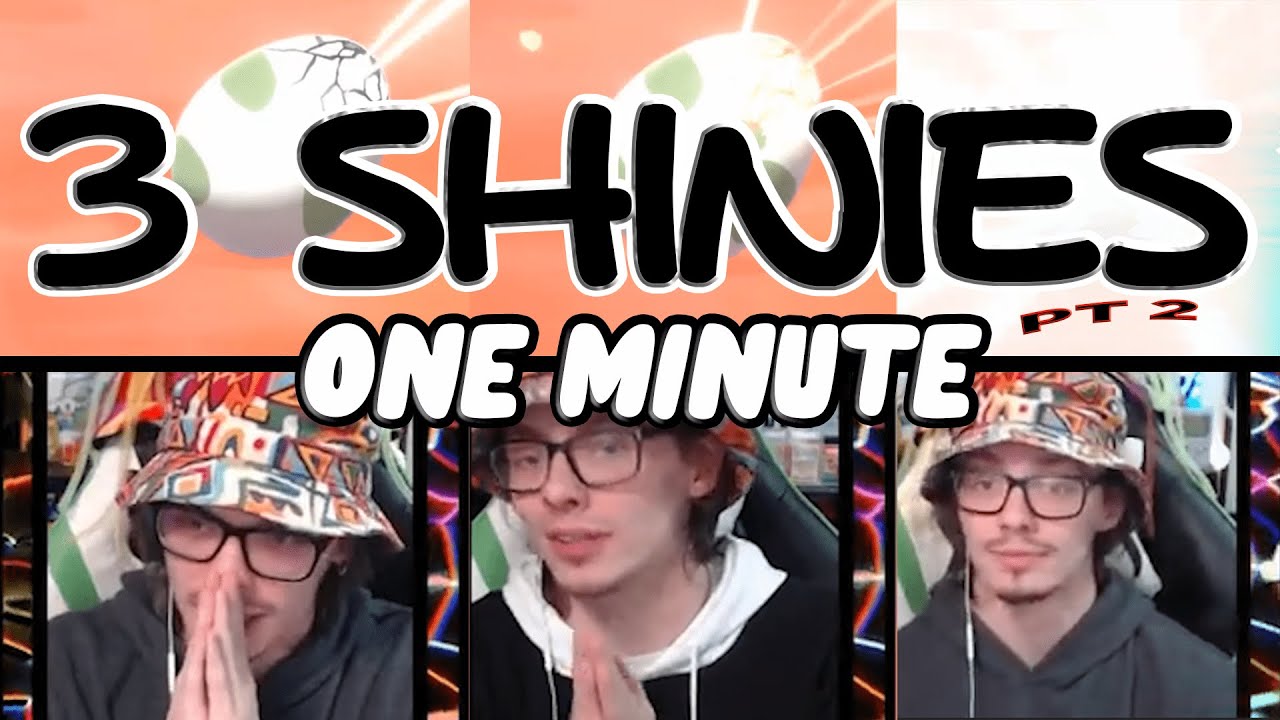 3 MORE shiny reactions in under a minute 