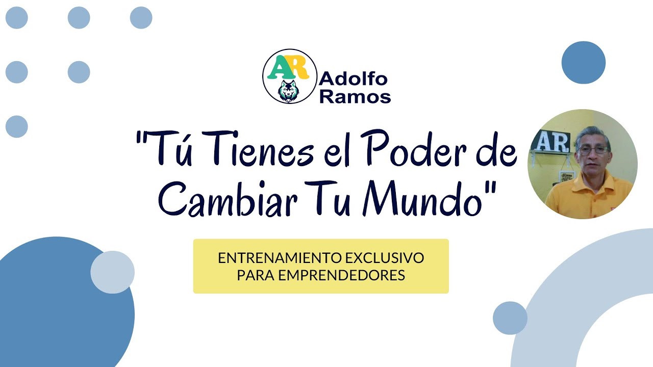 Tu Tienes el Poder de Cambiar Tu Mundo - YouTube