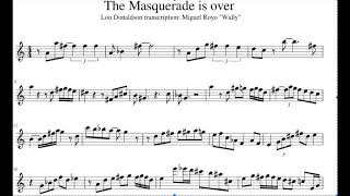 The masquerade is over Lou Donaldson transcription