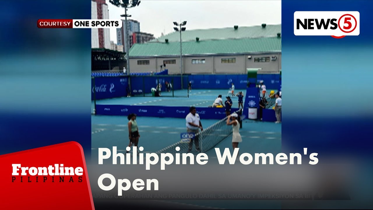 Local at international tennis stars, naghaharap na sa 1st Philippine Women’s Open