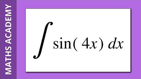 How to Integrate sin4x