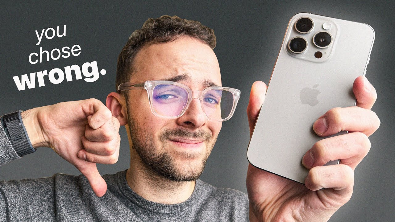 you chose the wrong iPhone. - YouTube