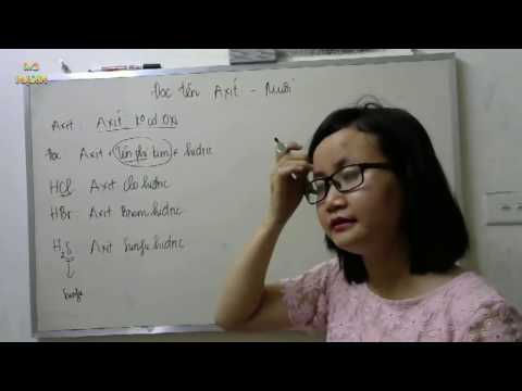 Video [ Hóa Học 8 ] Hướng dẫn đọc nhanh tên Axít Muối - youtube