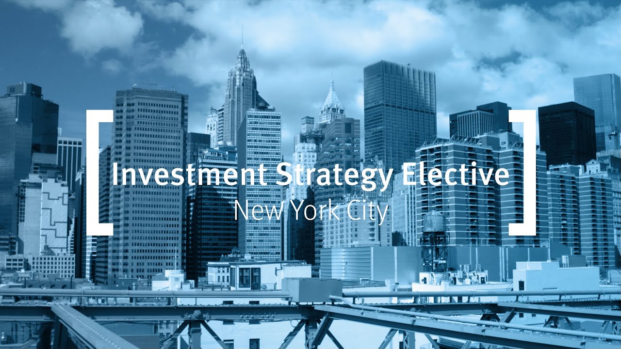 Bayes Business School: Investment Strategy elective, NYC