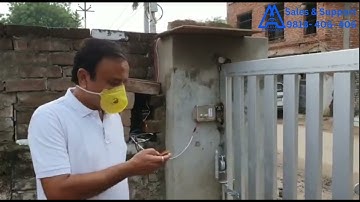 🔒 Rim Lock Installation on Metal Sliding Gate | Secure & Remote Access for Office, Factory & Home