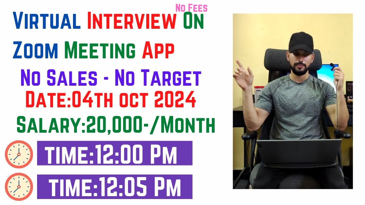 Tomorrow Interview 2 Mega Virtual Interview Tomorrow On Zoom Meeting App | Date:4th ...