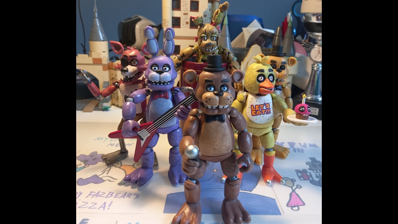 FNAF 1 action figures review. - YouTube