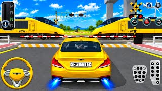 Golden Mercedes G63 vs High-Speed Trains! 🚆😱   Kids Car Games - Toy Car For Kids | 3D Driving Class screenshot 1