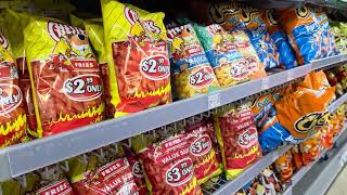 WOW! ASMR! VIRAL! *A WALK-THROUGH SNACKS SALTY CHIPS AISLE AT WALMART!* #asmr #amazing #snacks #new 