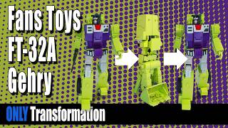 Fans Toys FT-32A Gehry (Scrapper) Only Transformation | Masterpiece Transformers - Rock FX
