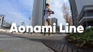 【Japan run】Aonami Line running in Nagoya city (名古屋市) , Aichi prefecture.