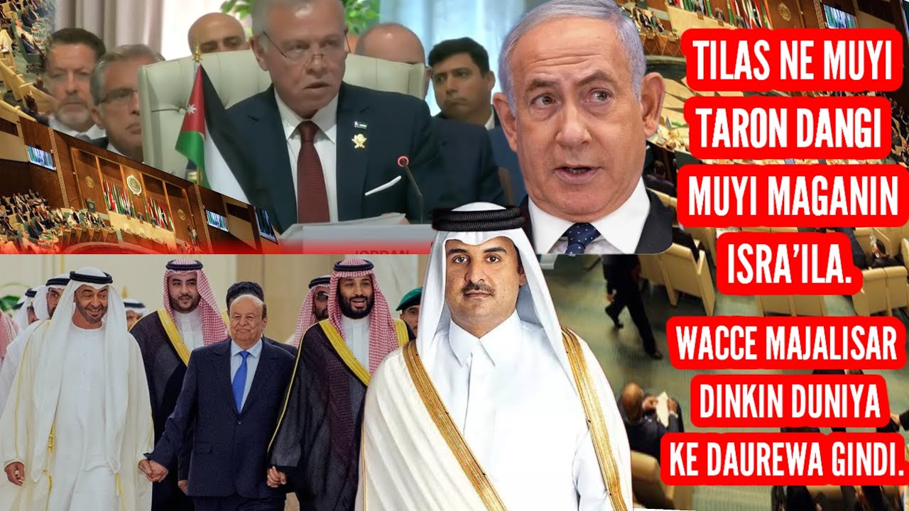 Sarkin jodan ya tona asirin majalisar dinkin duniya ya bukaci larabawa su hada kai a yaki isra'ila