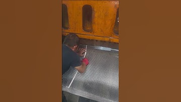 3200mm width aluminum expanded metal mesh making #expandedmetal #shorts #satisfying #expandedmesh