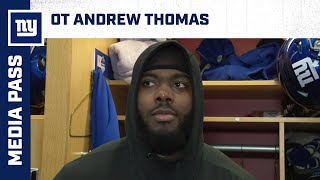 Andrew Thomas: 'We play together as a unit' | New York Giants