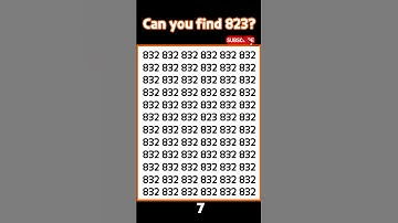 Find 823! #quiz #odd #math #iq #numbersgame #speed #shorts #mathexam #speedquiz