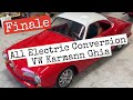 Volkswagen karmann ghia gets electric ev conversion with tesla batteries hyper 9 vw  finale