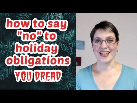How to politely decline holiday events and obligations you dread