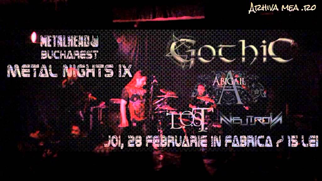 Gothic - Full show live at Metalhead's Bucharest Metal Nights IX, 28.02.2013, Club Fabrica
