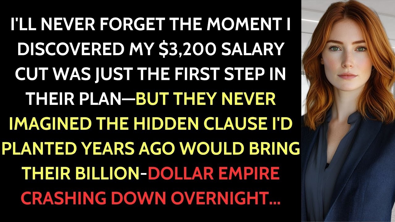 My Salary Was Cut by $3,200 Overnight for Refusing to Train the CEO’s Mistress—$1.3B IPO Collapsed