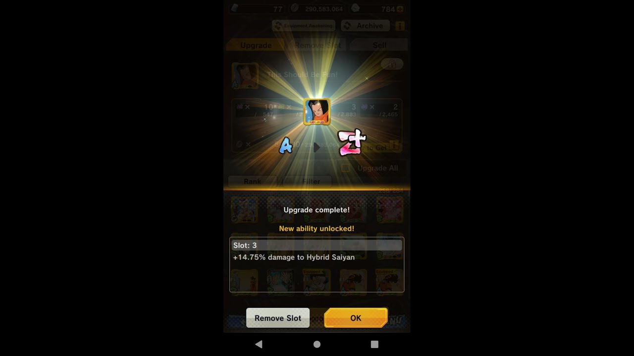 Just Use 8 Slot Remover To Get Z RANK Dragon Ball Legends YouTube