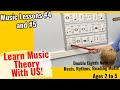 Music Class #4 and #5 - Double Eighth Note and Rests