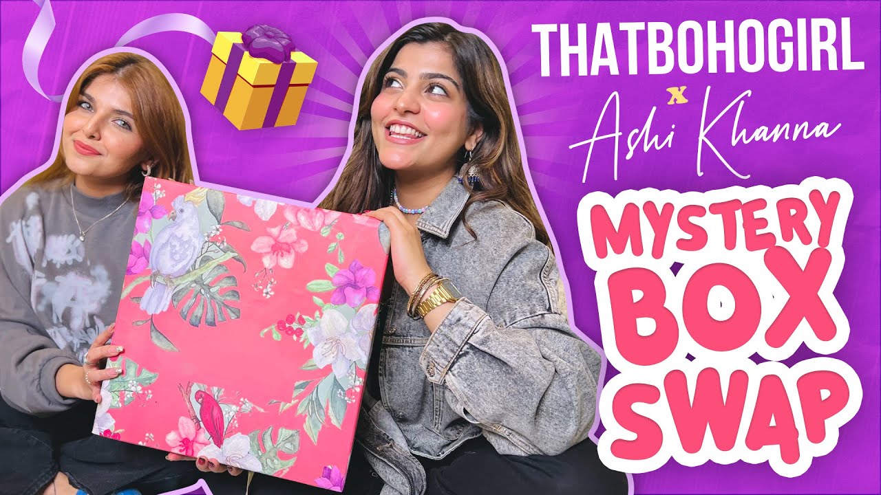 Mystery Swap Box ft. ASHI KHANNA! 💜✨ | Kritika Khurana