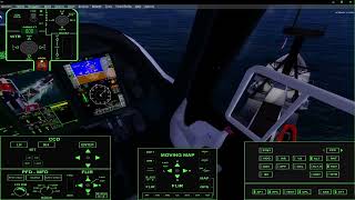 AW139v2.2 - AFCS Hover Mode Lateral Approach on Ship Deck