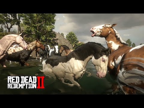 Red Dead Redemption 2  Mod adiciona animais selvagens como montaria no jogo