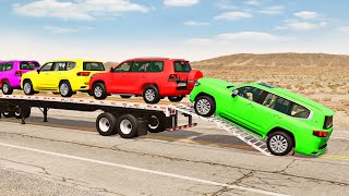 Download Lagu Flatbed Truck Mcqueen | Transportation with Truck - Pothole vs Car #385 - BeamNG.Drive MP3 Download Lagu Flatbed Truck Mcqueen | Transportation with Truck - Pothole vs Car #385 - BeamNG.Drive MP3