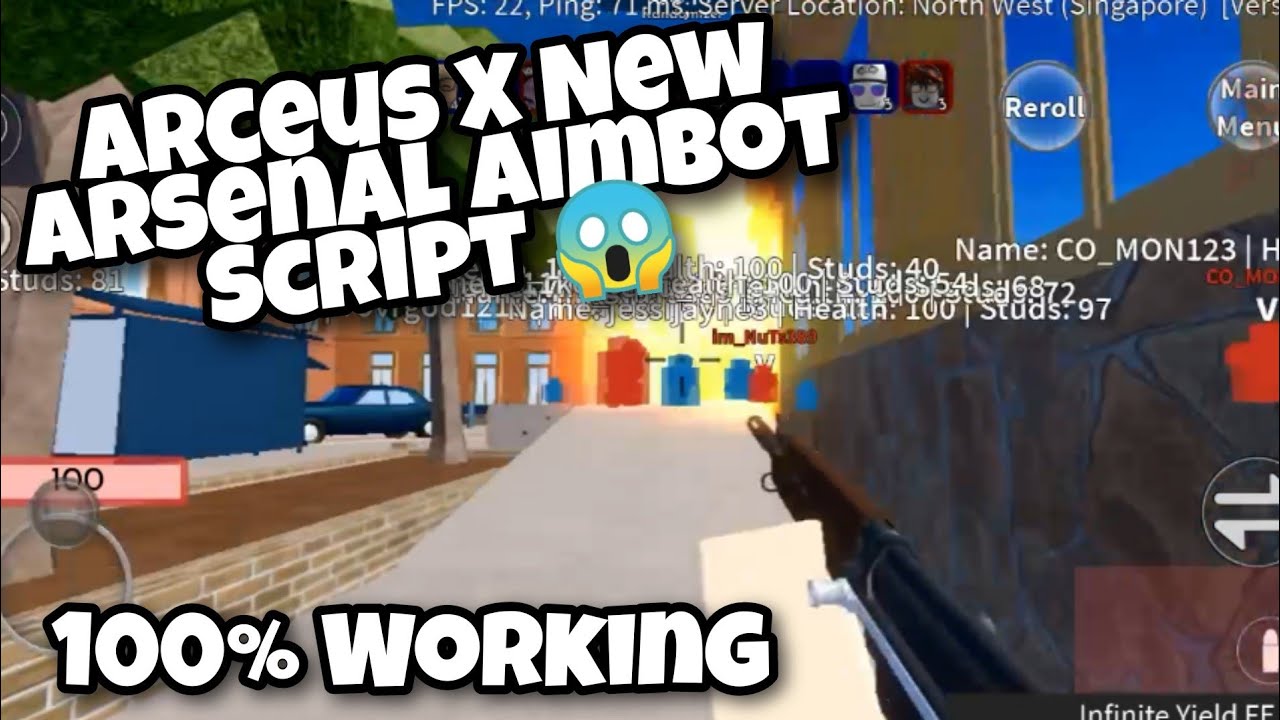 Arceus X New Arsenal AimBot Script 😱 - YouTube