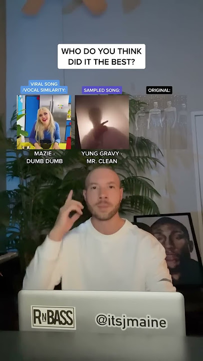 Who Did It The Best? Mazie “dumb dumb”, Yung Gravy “Mr. Clean” or The Chordettes? #shorts #viral