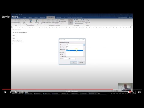 Video: Hvor kan du finde knappen Start brevfletning?