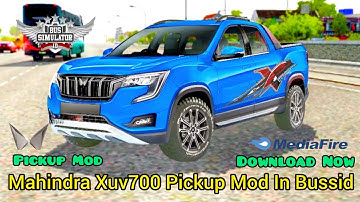 Xuv700 car mod in bussid | Xuv pickup #bussid #bussimulatorindonesia #bussidmod #xuv700 #mahindra