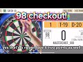 Darts game - Catch 40 - checkout 61-100