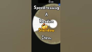 Speedrunnen: een willekeurig Stardew Valley-item, deel 50!!! #stardewvalley #shorts #speedrun