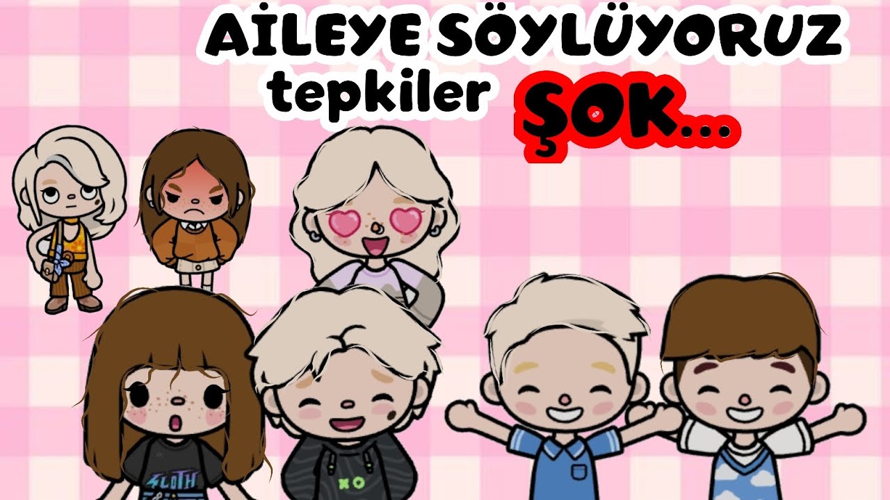 AİLEYE SÖYLÜYORUZ TEPKİLER ŞOK❗🌺/#TOCALİFESUNA✨/TOCA LİFE TÜRKÇE HİKAYELER 