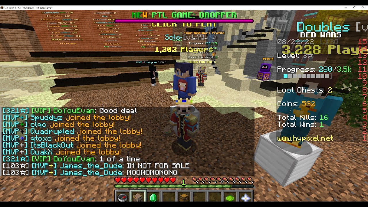 Minecraft bedwars - YouTube