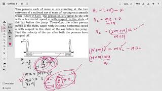 question 28 exercise center of mass H C Verma