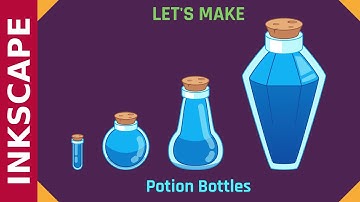 Inkscape Tutorial: Potion bottles