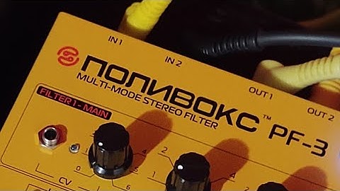 elta music pf-3 polivoks filter demo