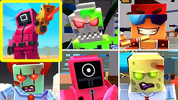 Pixel Combat: Zombie Strike - Lizzy vs All Bosses Gameplay (Android,iOS NEW APK UPDATE)