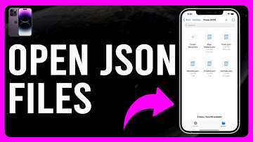 How to Open JSON Files on iPhone (How to View JSON Files on iPhone)