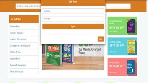 E Commerce Bookstore in PHP/MySQLi with Full Source Code Demo