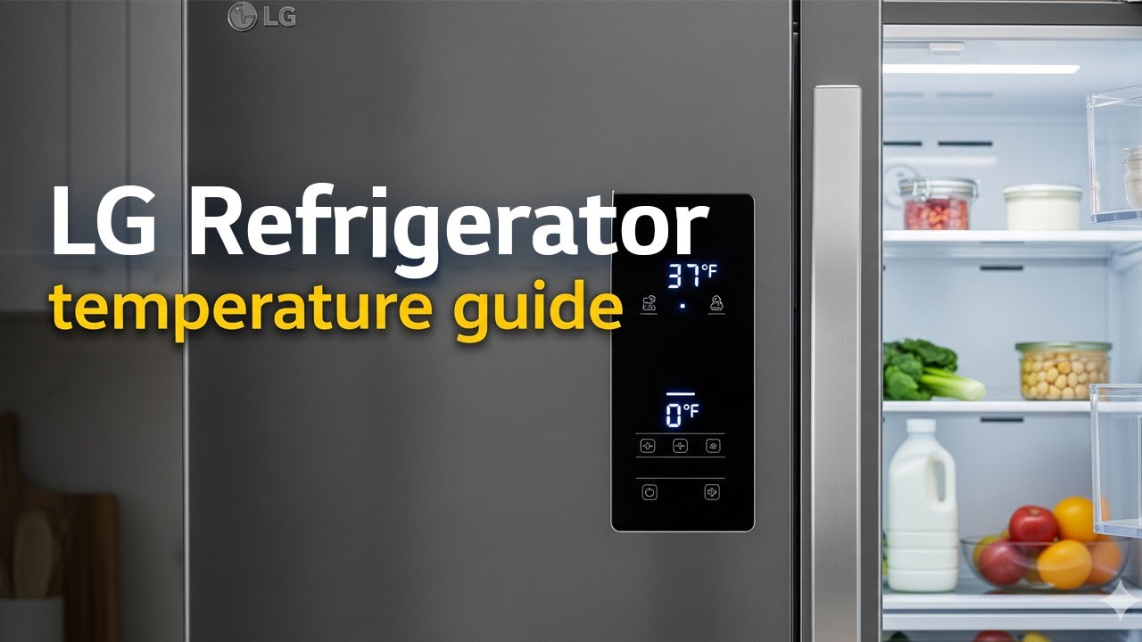 lg refrigerator temperature setting How to adjust temperature on lg