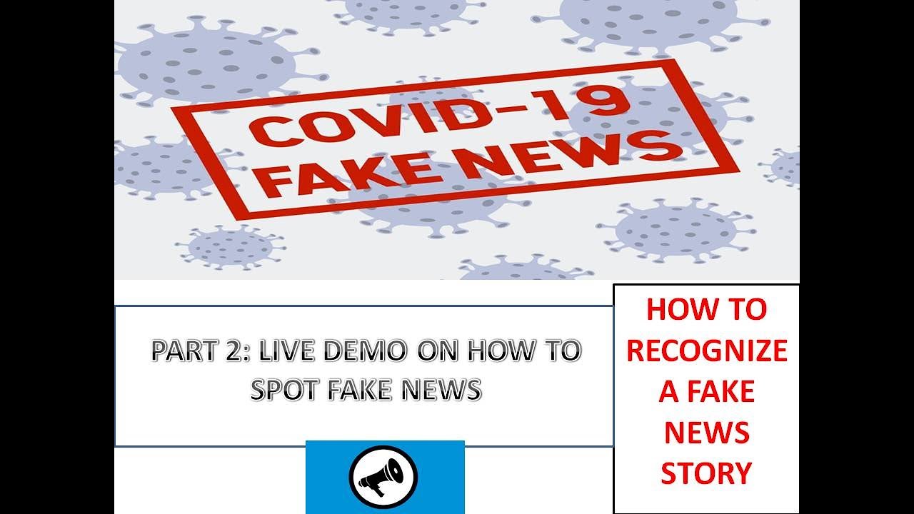 Part 2: Demo on how to spot fake news - YouTube