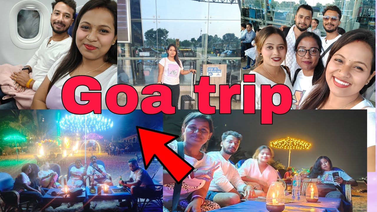 Finally Goa trip begin ⛱️⛱️ go and watch my videos stay with me for next 3 days