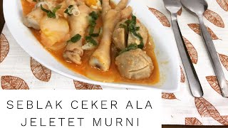 RESEP SEBLAK CEKER ALA JELETET MURNI LEVEL 1 #8